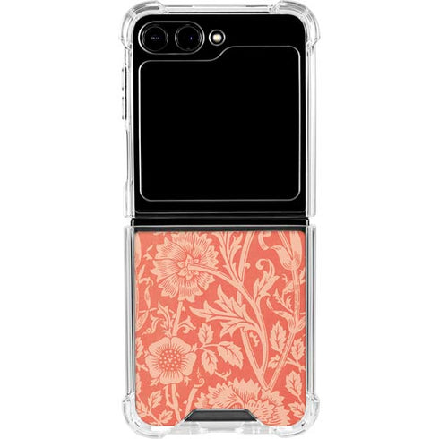 Pink & Rose by William Morris Galaxy Z Flip6 Clear Case