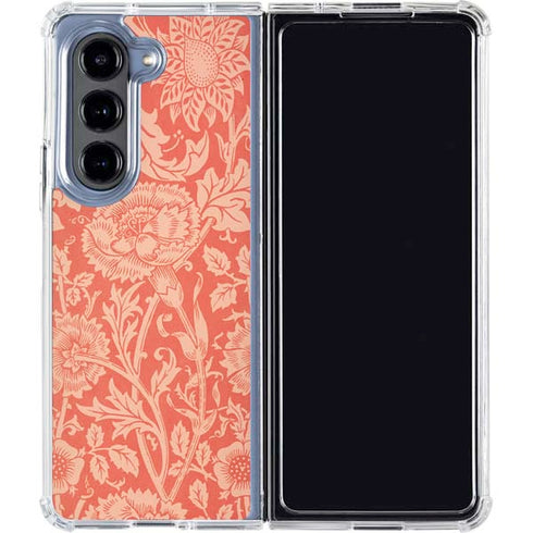 Pink & Rose by William Morris Galaxy Z Fold5 5G Clear Case