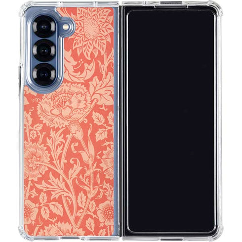 Pink & Rose by William Morris Galaxy Z Fold6 Clear Case