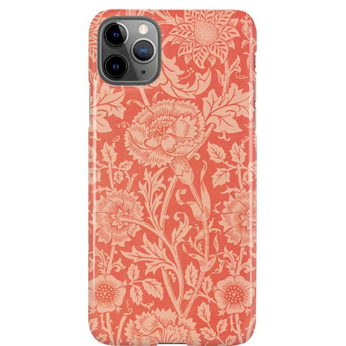 Pink & Rose by William Morris iPhone Cases