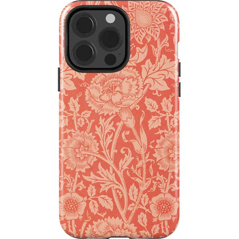 Pink & Rose by William Morris iPhone 15 Pro Impact Case