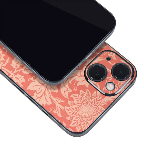 Pink & Rose by William Morris iPhone 15 Skin