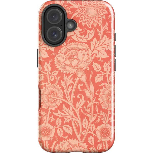 Pink & Rose by William Morris iPhone 16 Plus Impact Case
