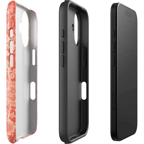 Pink & Rose by William Morris iPhone 16 Plus Impact Case