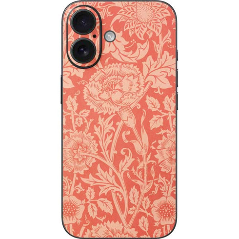 Pink & Rose by William Morris iPhone 16 Skin