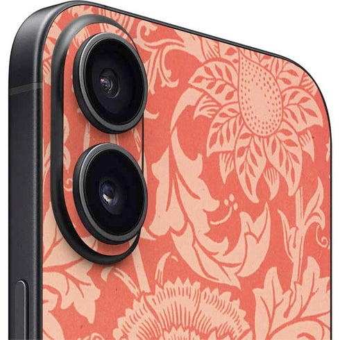 Pink & Rose by William Morris iPhone 16 Skin