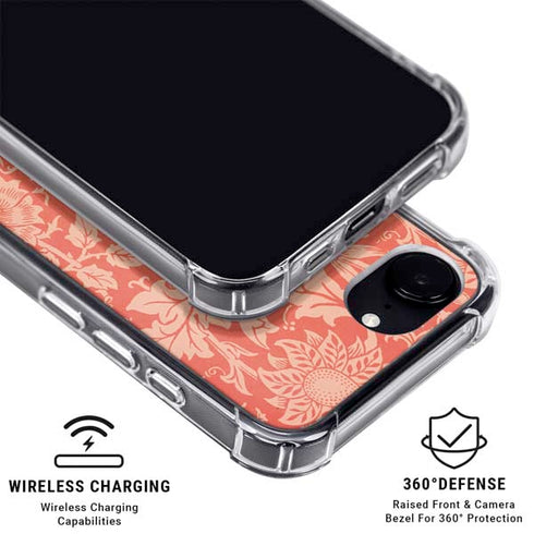 Pink & Rose by William Morris iPhone 16e MagSafe Case