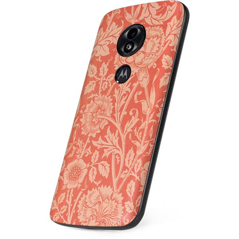 Pink & Rose by William Morris Moto E5 Play Skin