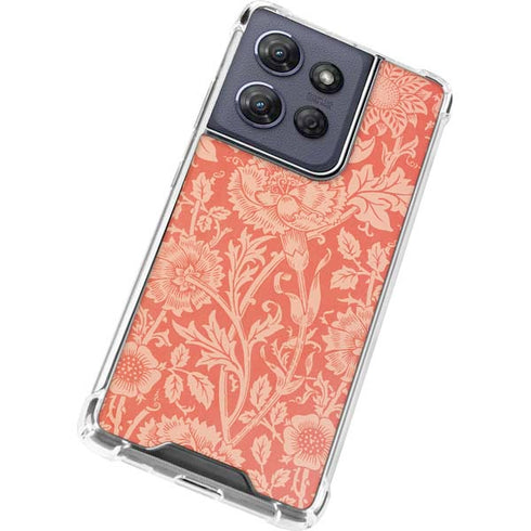 Pink & Rose by William Morris Moto G Play 5G (2025) Clear Case