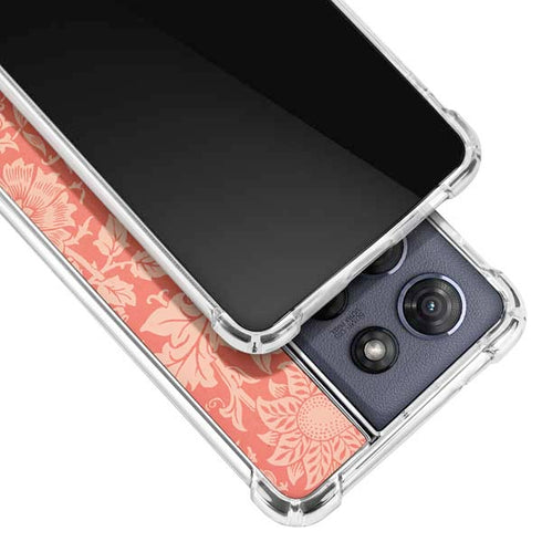 Pink & Rose by William Morris Moto G Play 5G (2025) Clear Case