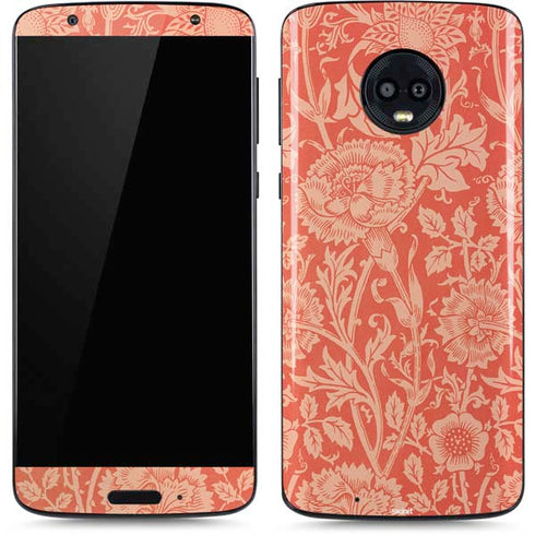 Pink & Rose by William Morris Moto G6 Skin