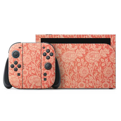 Pink & Rose by William Morris Nintendo Switch 2 (2025) with Joy-Con Skin