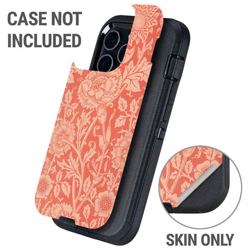 Pink & Rose by William Morris Otterbox Defender iPhone Skin