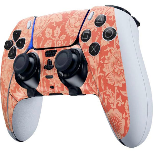 William Morris Pink & Rose PS5 DualSense Edge Pro Controller Skin