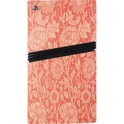 Pink & Rose by William Morris PS5 Pro Console Skin