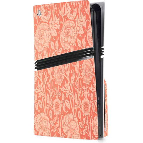 Pink & Rose by William Morris PS5 Pro Disk Console Skin