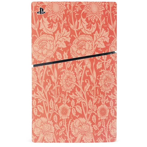 Pink & Rose by William Morris PS5 Slim Digital Edition Console Skin