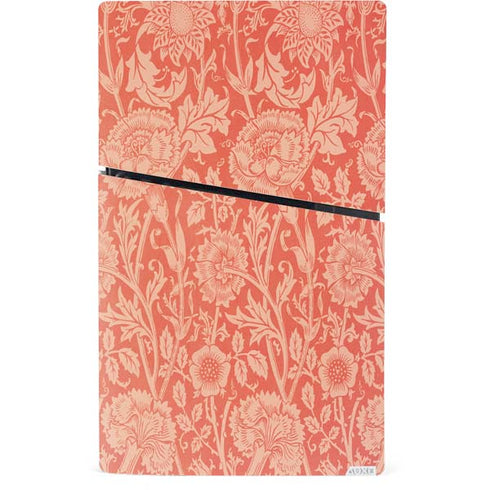 Pink & Rose by William Morris PS5 Slim Digital Edition Console Skin
