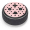 Pink and Black Polka Dots Amazon Echo Dot Skin