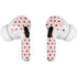 Pink and Black Polka Dots AirPods Skins