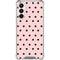 Pink and Black Polka Dots Galaxy A16 5G Clear Case