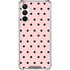Pink and Black Polka Dots Galaxy A16 5G Clear Case