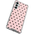 Pink and Black Polka Dots Galaxy A16 5G Clear Case