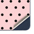 Pink and Black Polka Dots Galaxy A35 5G Skin
