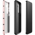 Pink and Black Polka Dots Galaxy S25 Impact Case