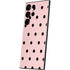 Pink and Black Polka Dots Galaxy S24 Ultra Skin