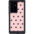 Pink and Black Polka Dots Galaxy S24 Ultra Waterproof Case