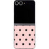 Pink and Black Polka Dots Galaxy Z Flip6 Skin