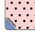 Pink and Black Polka Dots Galaxy Z Fold5 5G Skin