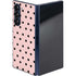 Pink and Black Polka Dots Galaxy Z Fold6 Skin