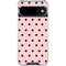 Pink and Black Polka Dots Google Pixel 10 Clear Case