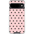 Pink and Black Polka Dots Google Pixel 10 Clear Case