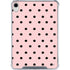 Pink and Black Polka Dots iPad 11th Gen (2025) Clear Case