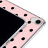 Pink and Black Polka Dots iPad 11th Gen (2025) Clear Case