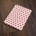 Pink and Black Polka Dots Apple iPad Skin