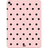 Pink and Black Polka Dots Apple iPad Air Skin