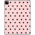 Pink and Black Polka Dots iPad Pro 11in (2024) Clear Case