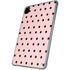 Pink and Black Polka Dots iPad Pro 11in (2024) Clear Case