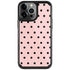 Pink and Black Polka Dots iPhone Cases