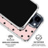 Pink and Black Polka Dots iPhone 15 Clear Case