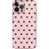 Pink and Black Polka Dots iPhone 15 Pro Max Skin