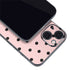 Pink and Black Polka Dots iPhone 15 Skin