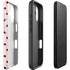 Pink and Black Polka Dots iPhone 16 Impact Case