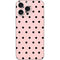 Pink and Black Polka Dots iPhone 16 Pro Max Skin