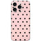 Pink and Black Polka Dots iPhone 16 Pro Skin
