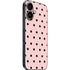 Pink and Black Polka Dots iPhone 16 Skin